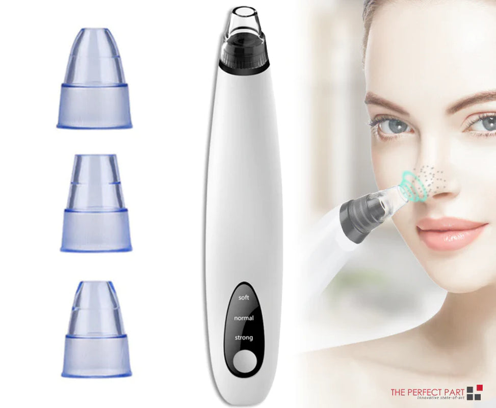 Electric Blackhead Remover Cleaner Face Diamond Pore Vacuum Suction White Heads