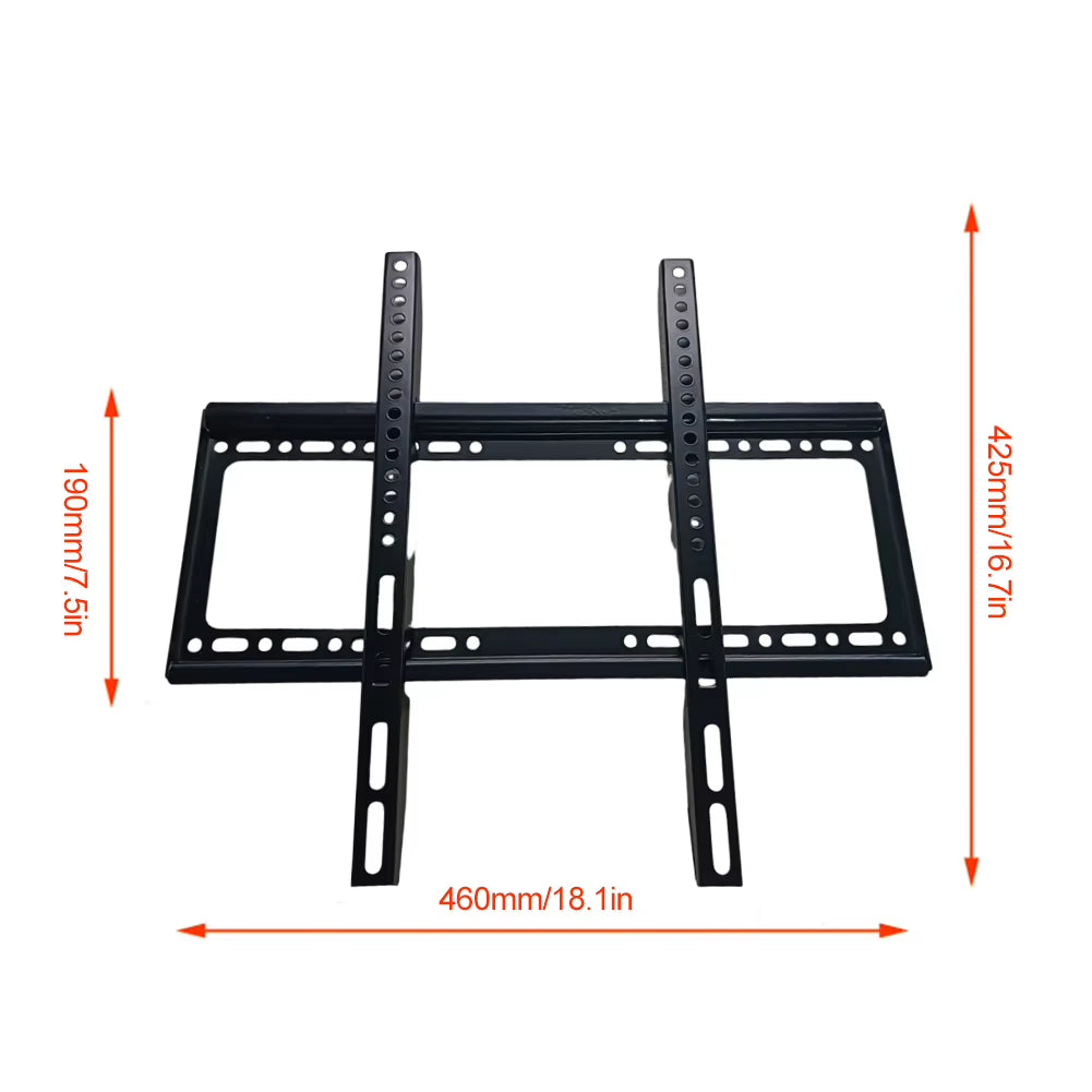 26-63Inch Flat Panel TV Frame Adjustable TV Mount Monitor Holder with Level Low Profile Flat TV Wall Mount for LCD LED TV Screen