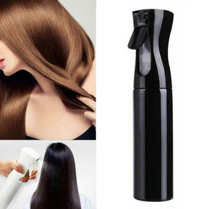 Continuous Mist Hair Spray Bottle Barber Water Sprayer Salon Plant Mister Tools