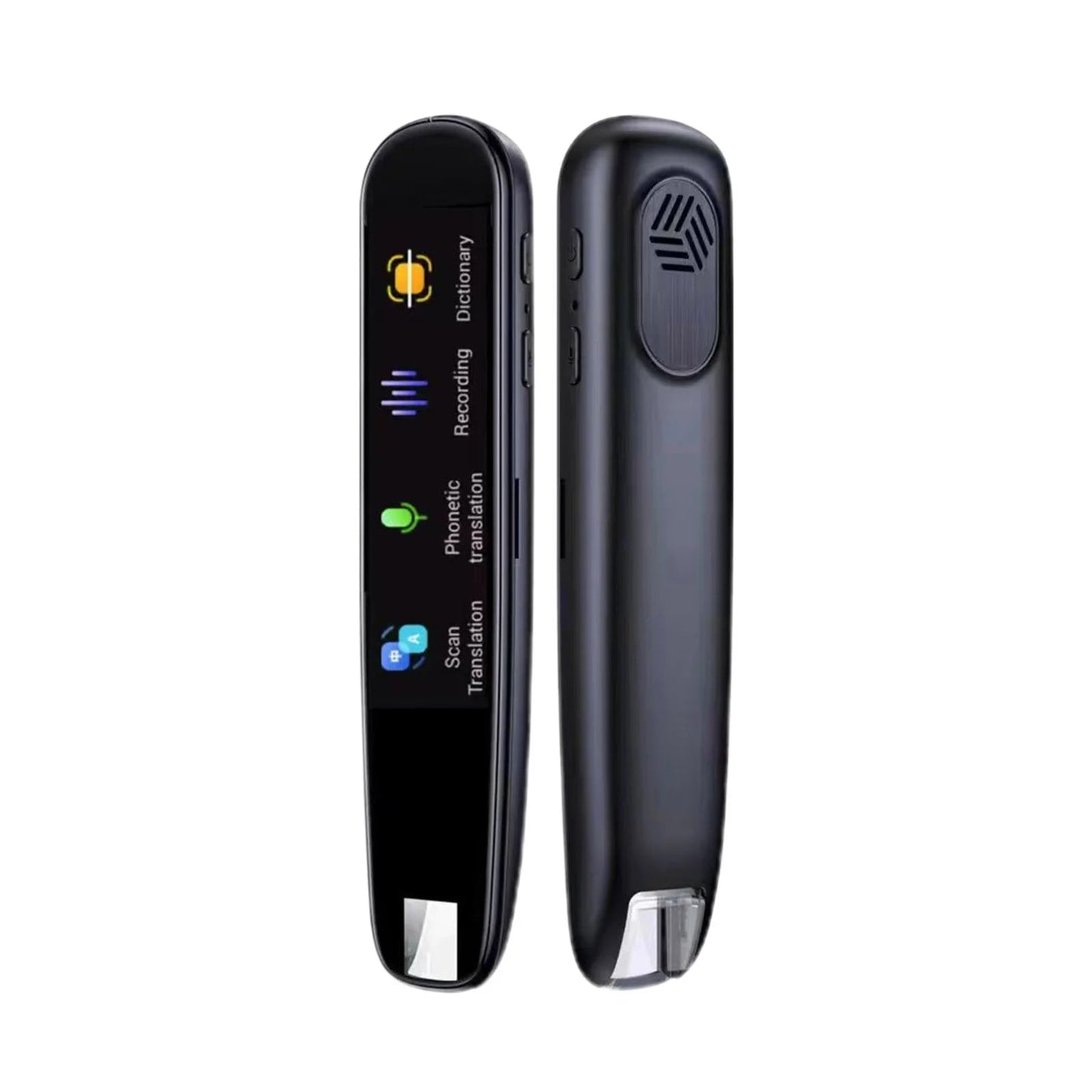 Translation Pen, Bolígrafo Traductor De Idioma, Memory Included Offline Photo Translation Service Electronic Smart Touchscreen Scanning Translation Pen (Black, Abs)