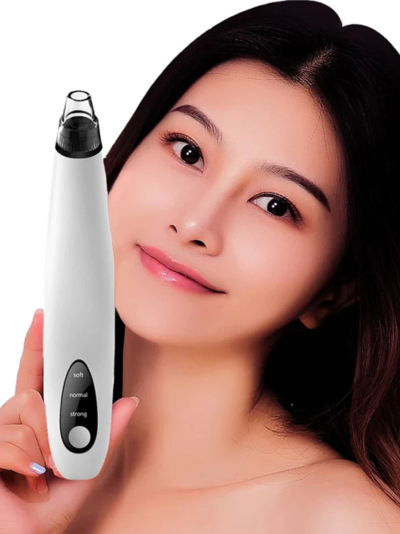 Electric Blackhead Remover Cleaner Face Diamond Pore Vacuum Suction White Heads